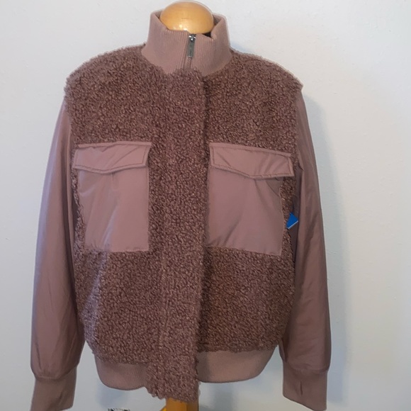 UpWest Full Zip Sherpa Jacket size Large - Picture 1 of 12